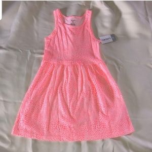 4T Carter’s Orange Heart Sundress